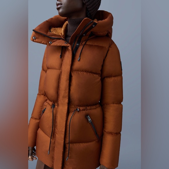 Mackage Freya Down Jacket in Cognac